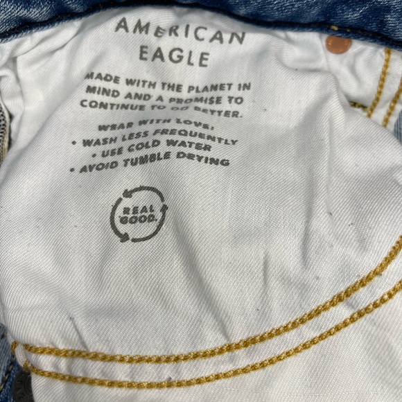American Eagle Airflex 360 Patched Stacked Skinny Jean - Picture 6 of 7
